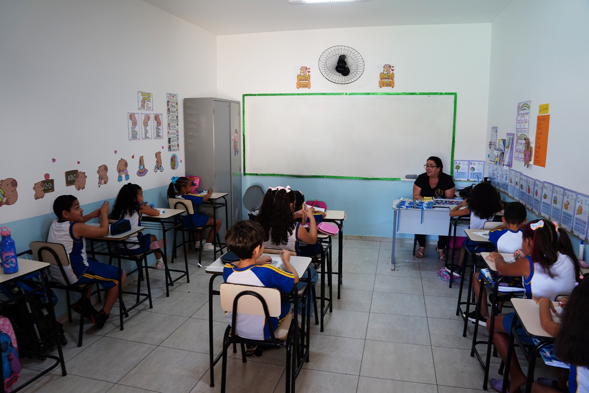 Acompanhamento em sala de aula no Colégio Barcelos